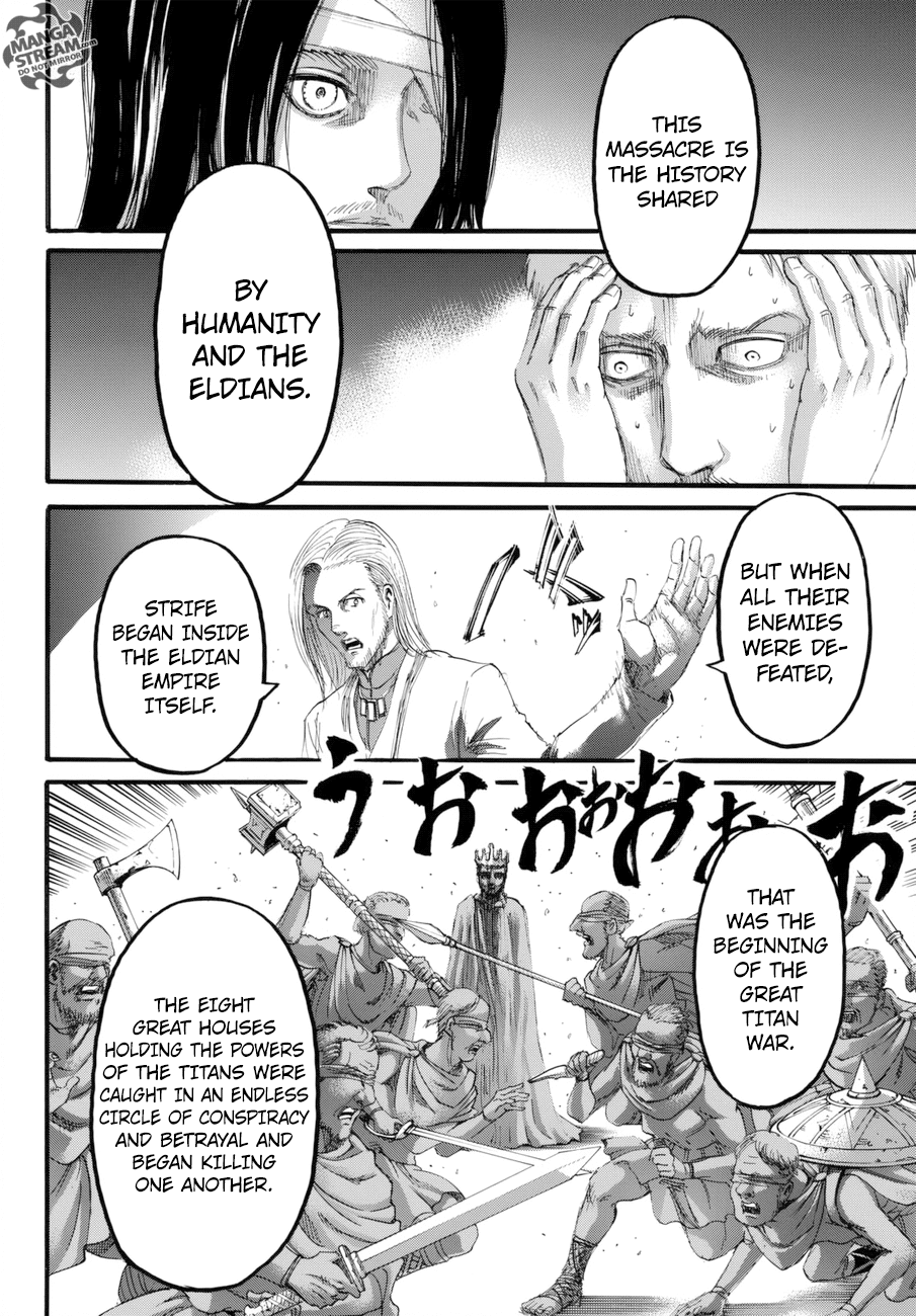 Attack on Titan manga, chapter 99, page 23 of 46