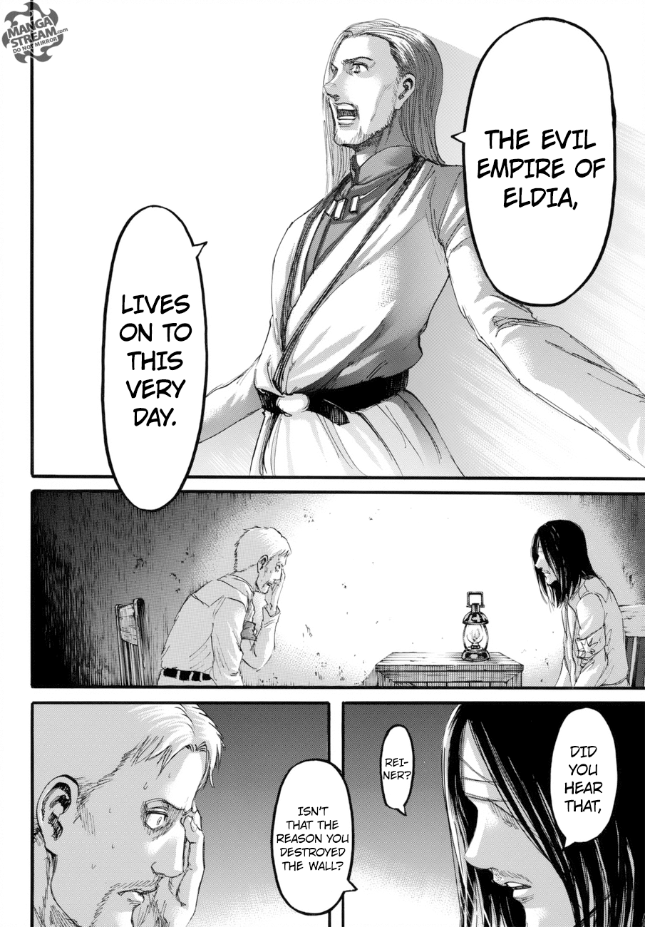 Attack on Titan manga, chapter 99, page 27 of 46