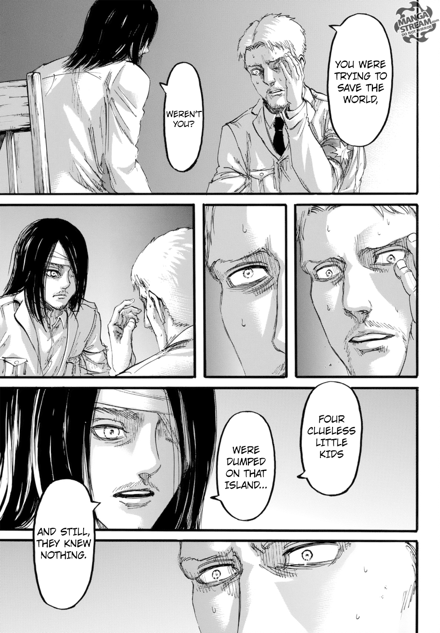 Attack on Titan manga, chapter 99, page 28 of 46