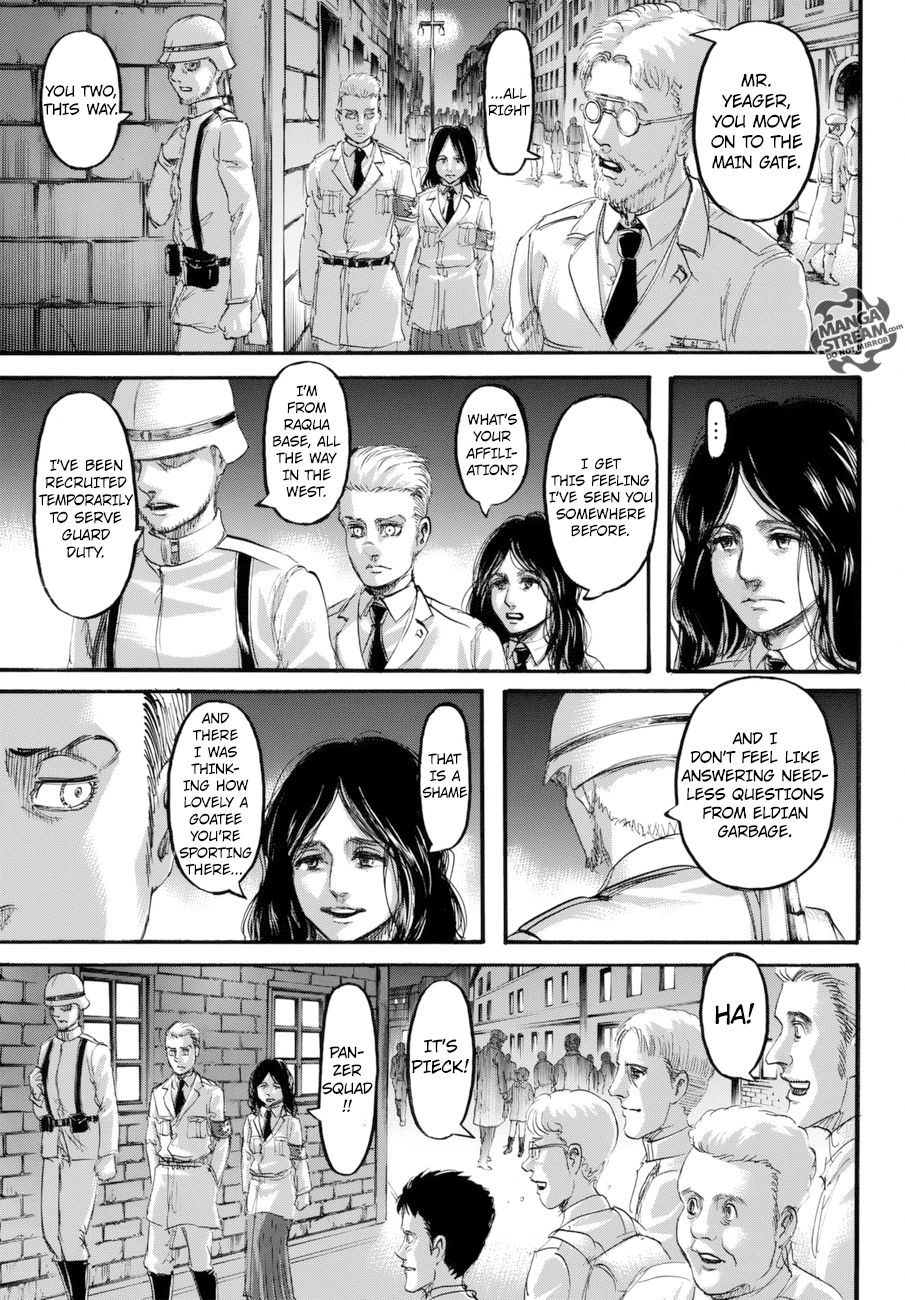 Attack on Titan manga, chapter 99, page 30 of 46