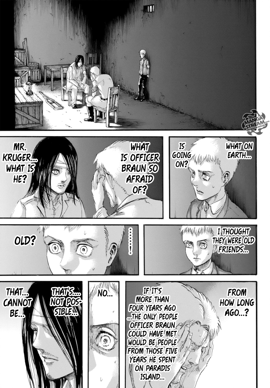 Attack on Titan manga, chapter 99, page 34 of 46
