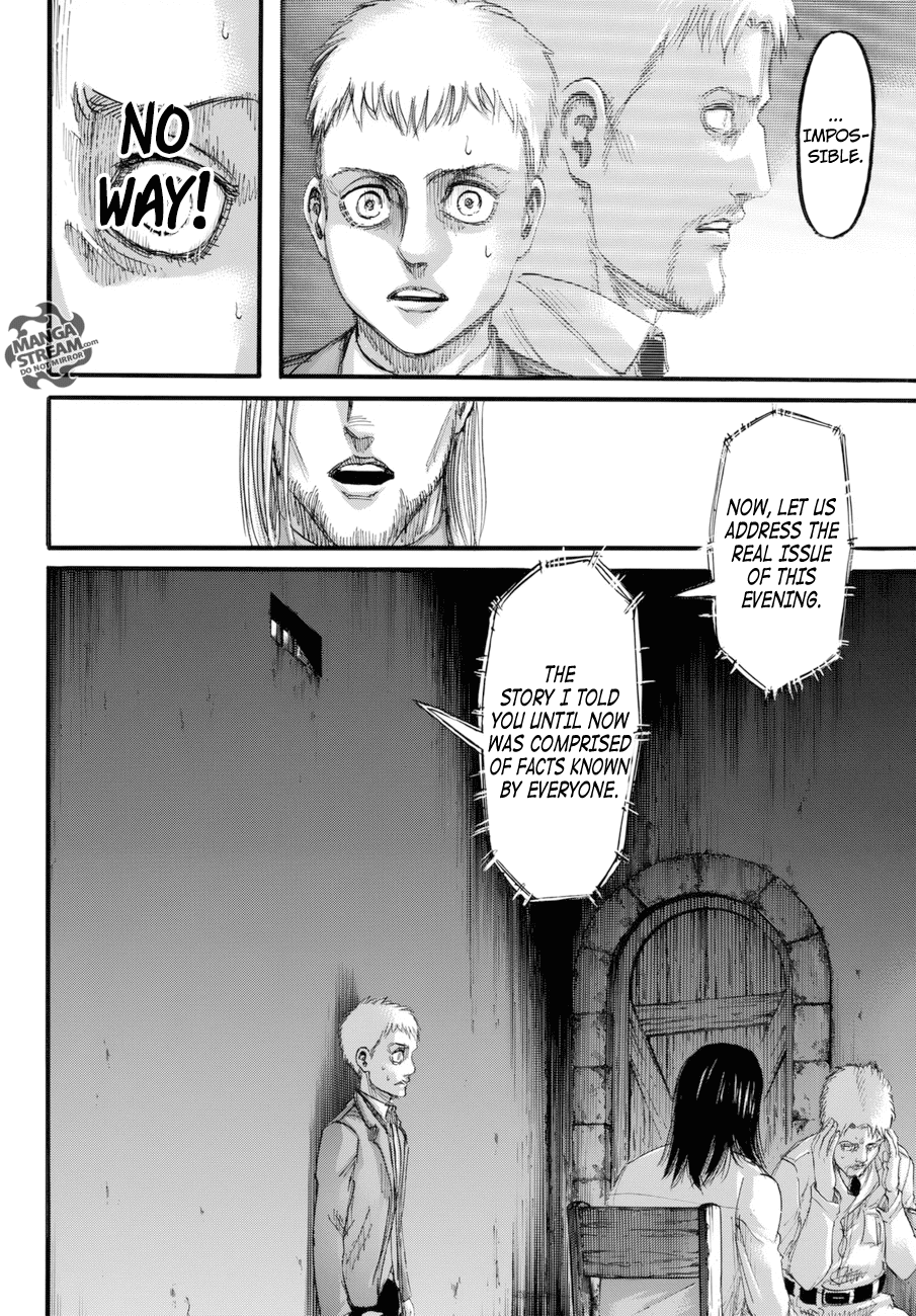 Attack on Titan manga, chapter 99, page 35 of 46