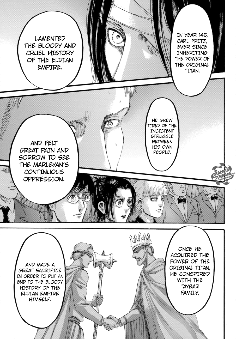 Attack on Titan manga, chapter 99, page 38 of 46
