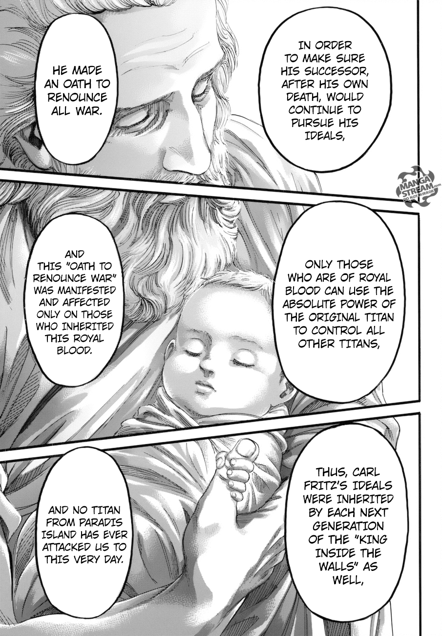 Attack on Titan manga, chapter 99, page 40 of 46