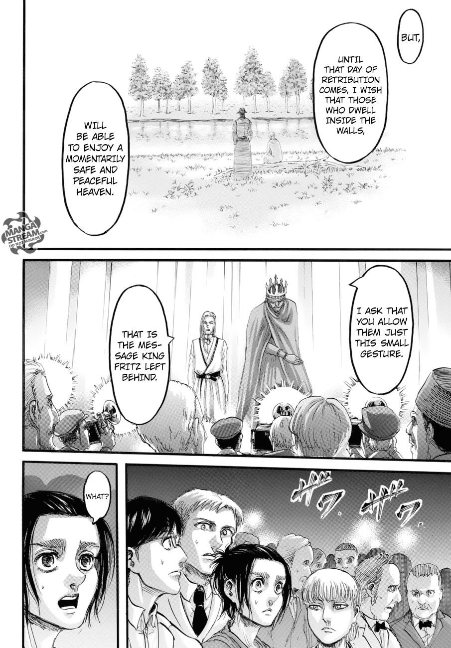 Attack on Titan manga, chapter 99, page 43 of 46