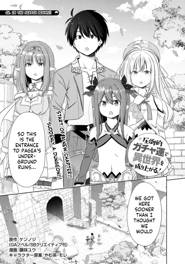 Attouteki Gacha Un De Isekai O Nariagaru! Chapter 28 page 1 - Chapter 28: THE SEARCH BEGINS!!