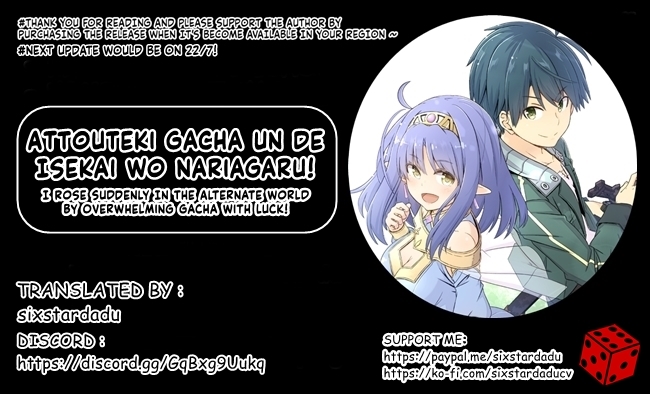 Attouteki Gacha Un De Isekai O Nariagaru! Chapter 29 page 11 - Chapter 29: DEEPEST GUARDIAN