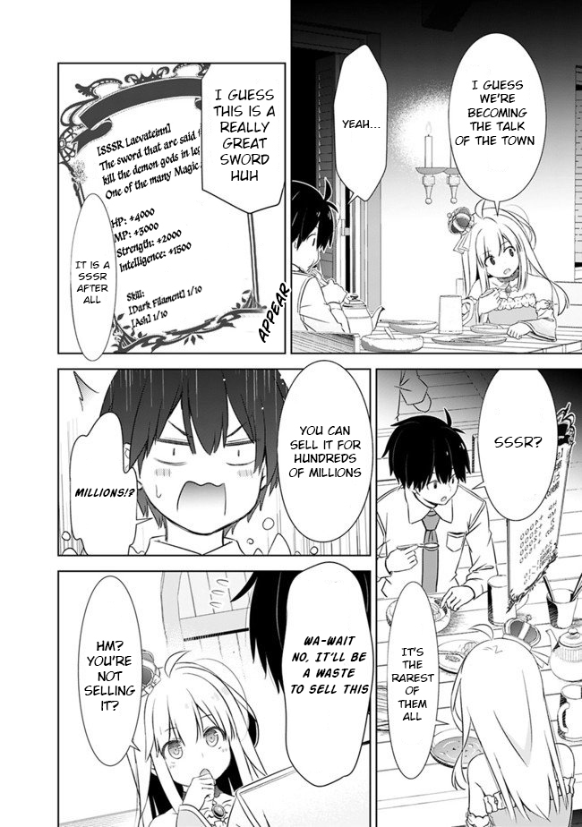 Attouteki Gacha Un De Isekai O Nariagaru! Chapter 4 page 3 - Chapter 4: Testing the Magic Sword