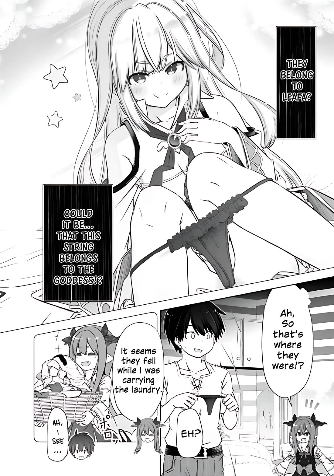 Attouteki Gacha Un De Isekai O Nariagaru! Chapter 41.5 page 4 - Chapter 41.5: Thongs- good panties or not?