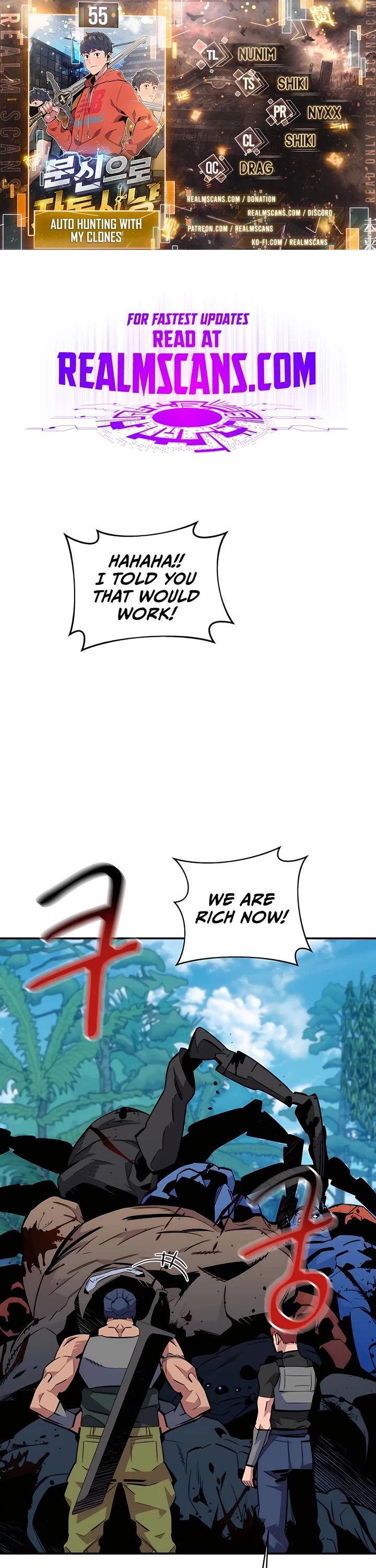 Auto Hunting With My Clones Chapter 55 page 1 - Chapter 55
