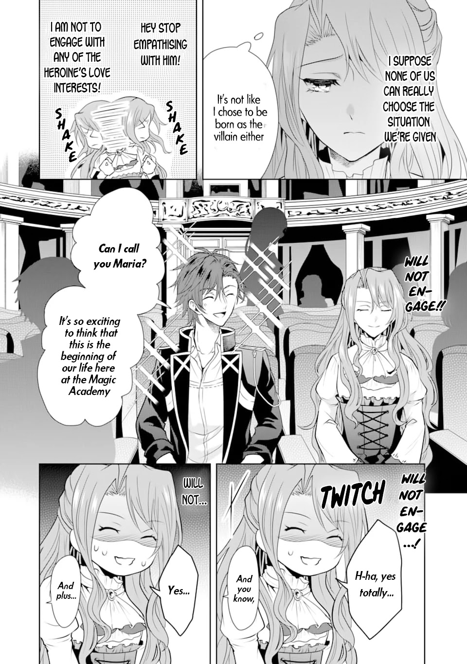 Auto-mode Expired in the 6th Round of the Otome Game Chapter 1 page 24 - Chapter 1: Head to the Battlefield
