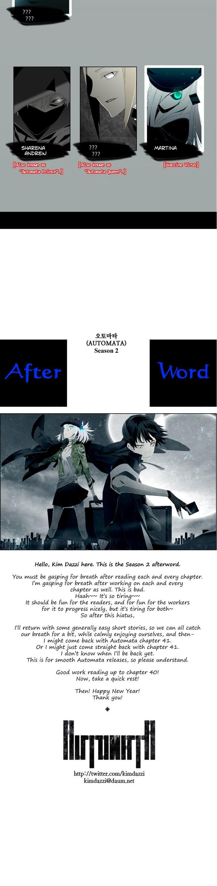 Automata Chapter 40.1 page 3 - Chapter 40.1 : Season 2 Afterword