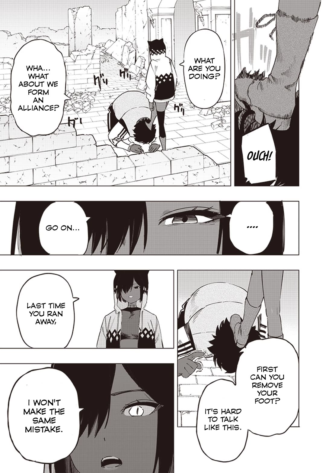 Avalon of Disaster Chapter 49 page 5 - Chapter 49: Class Competition 6: Under Your Feet