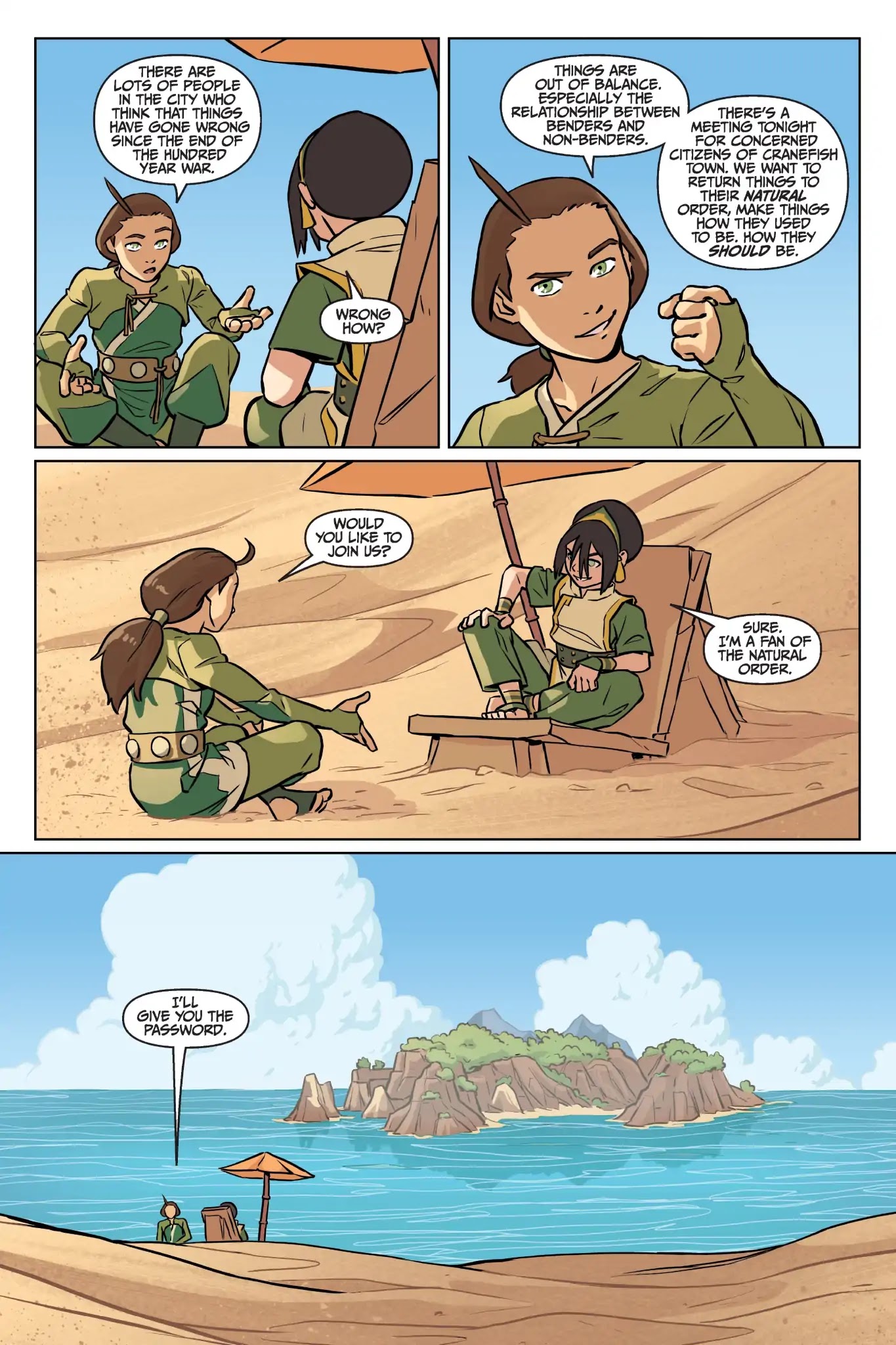 Avatar: The Last Airbender - Imbalance Chapter 0.5 page 37 - Imbalance - Part Two