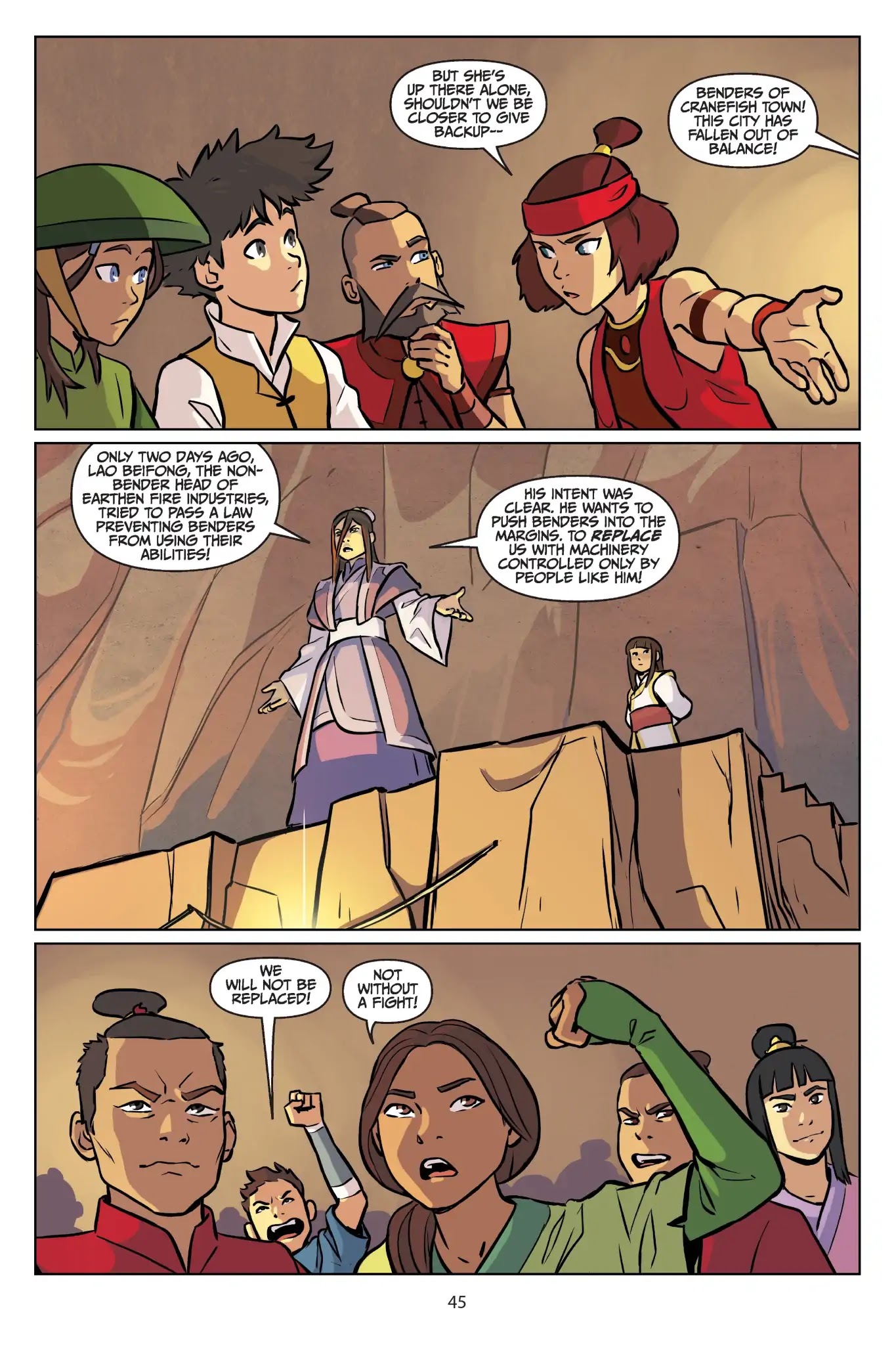 Avatar: The Last Airbender - Imbalance Chapter 0.5 page 46 - Imbalance - Part Two