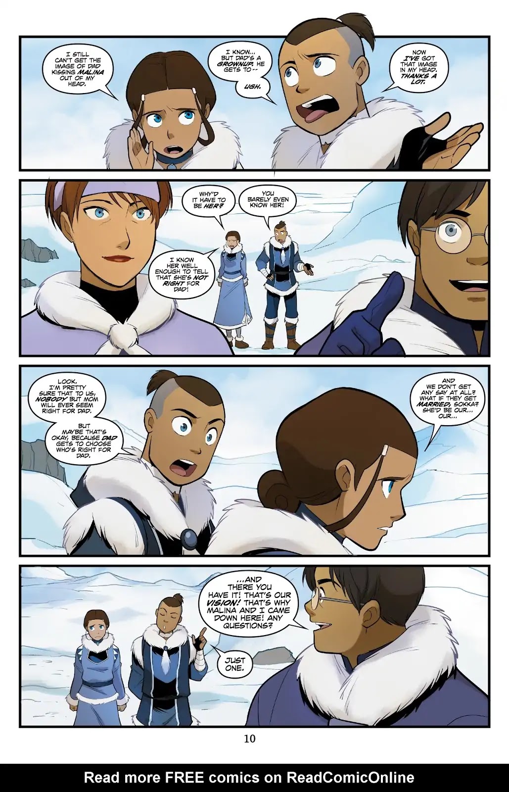Avatar: The Last Airbender - North and South Chapter 0.5 page 12 - North and South - Part Two