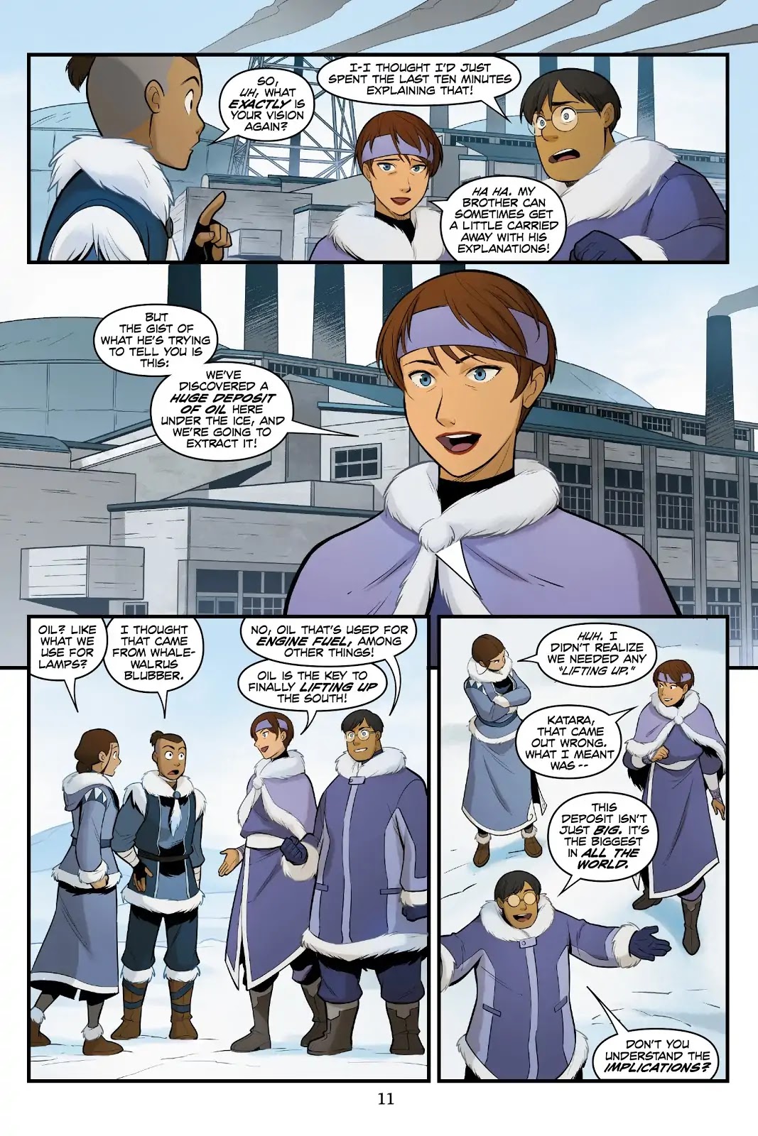 Avatar: The Last Airbender - North and South Chapter 0.5 page 13 - North and South - Part Two