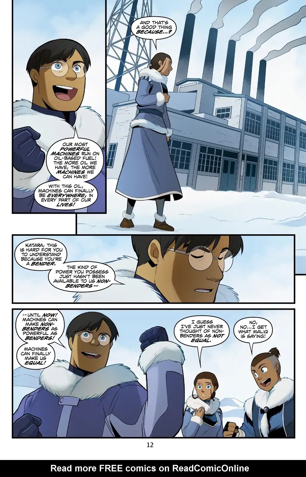 Avatar: The Last Airbender - North and South Chapter 0.5 page 14 - North and South - Part Two