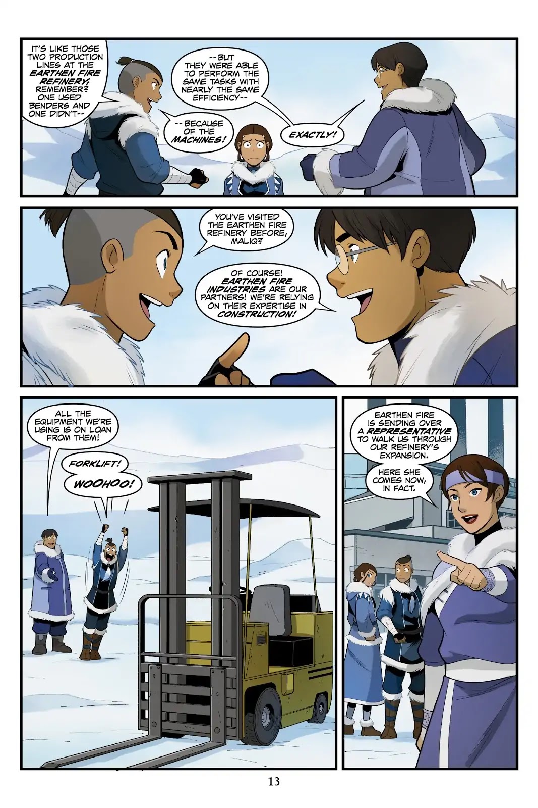 Avatar: The Last Airbender - North and South Chapter 0.5 page 15 - North and South - Part Two