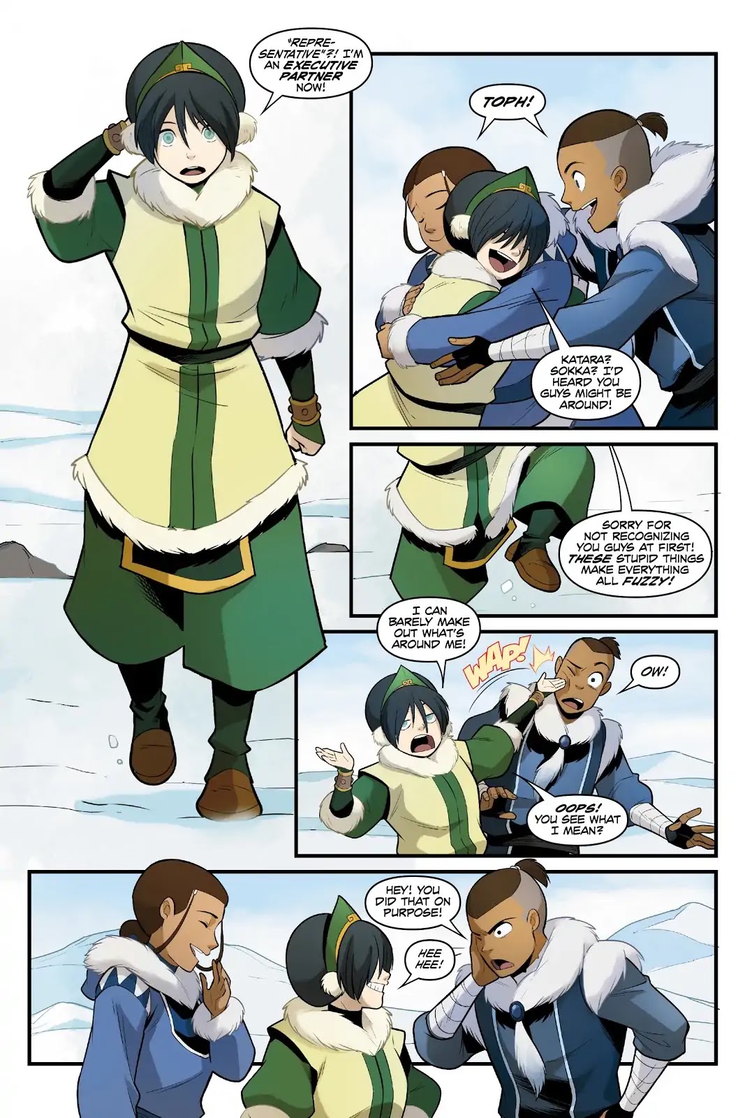 Avatar: The Last Airbender - North and South Chapter 0.5 page 16 - North and South - Part Two