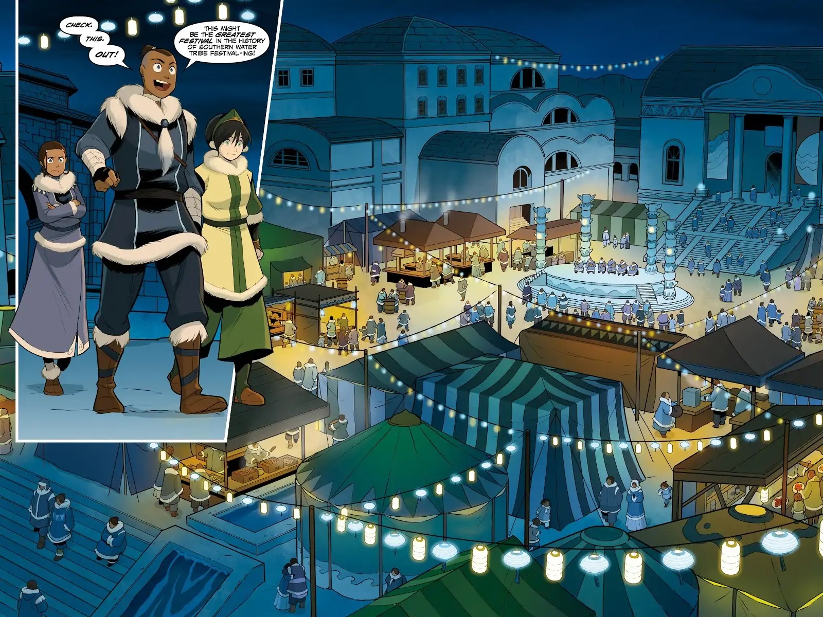 Avatar: The Last Airbender - North and South Chapter 0.5 page 18 - North and South - Part Two