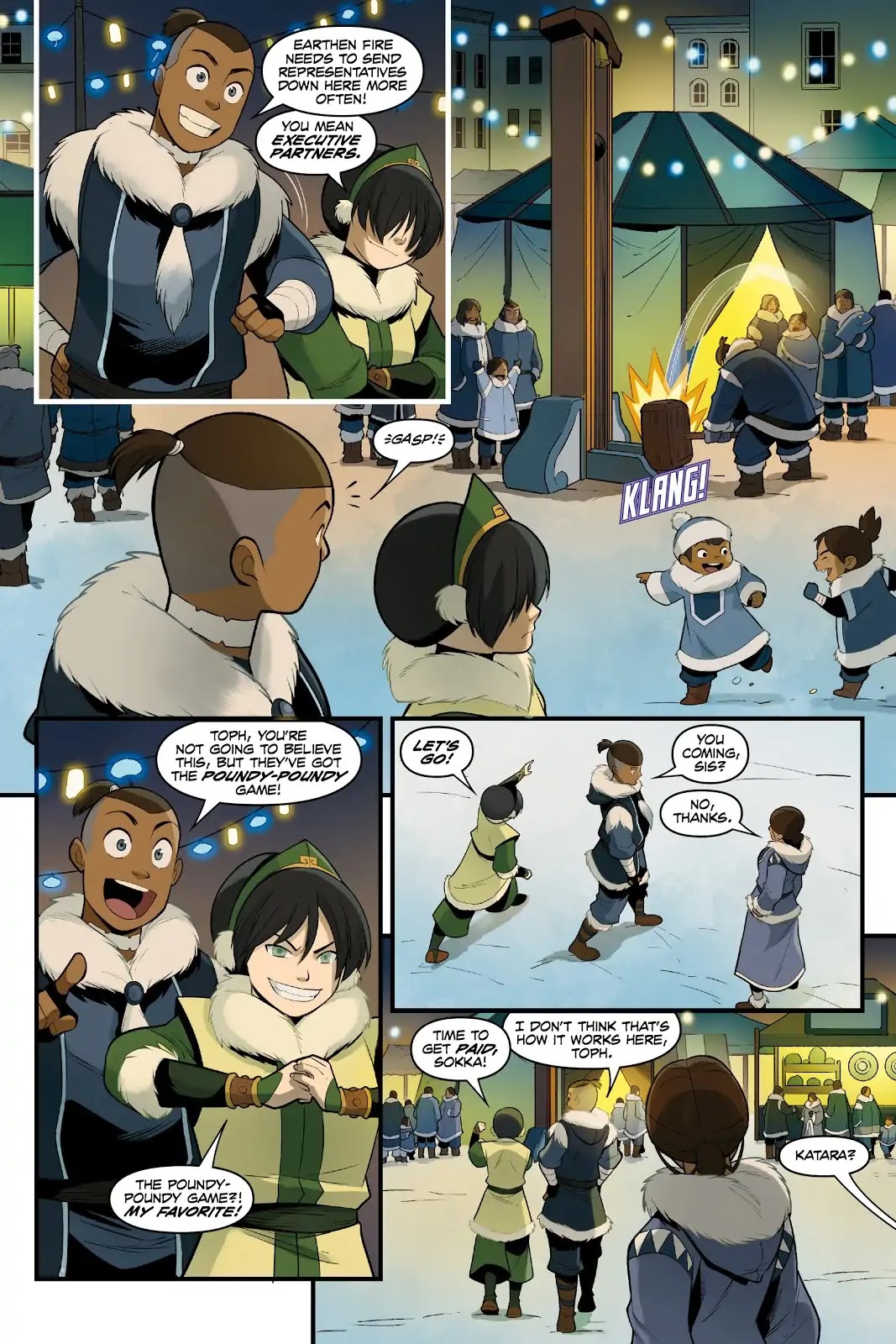 Avatar: The Last Airbender - North and South Chapter 0.5 page 19 - North and South - Part Two