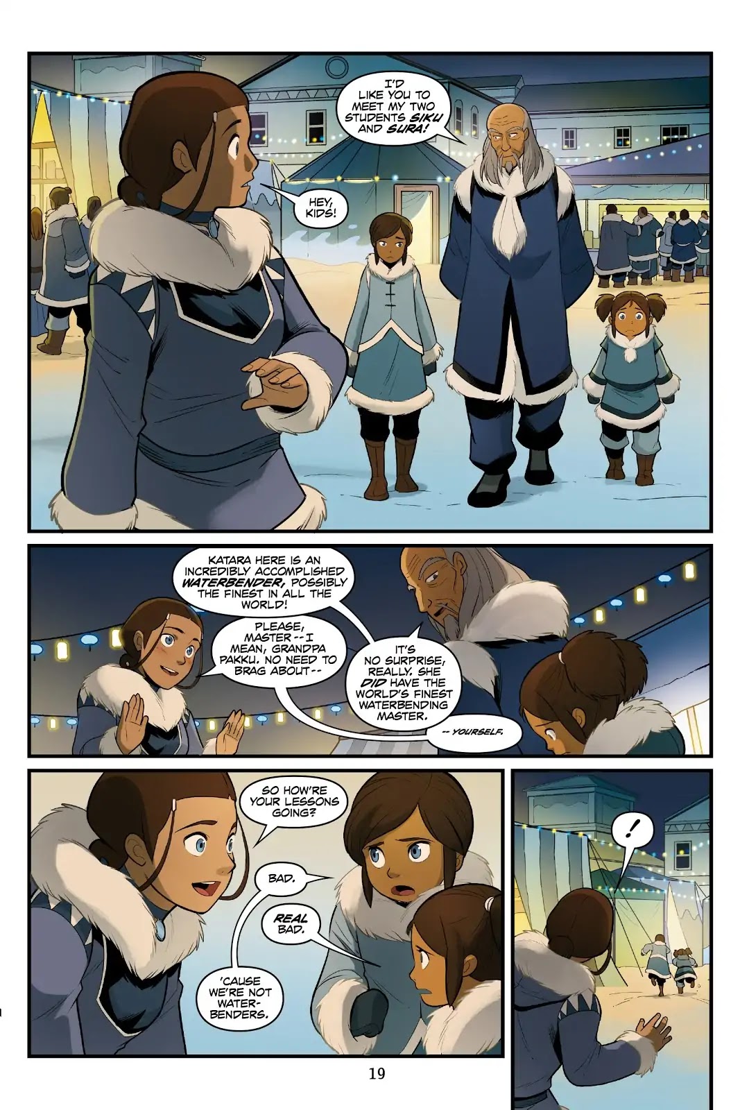Avatar: The Last Airbender - North and South Chapter 0.5 page 20 - North and South - Part Two