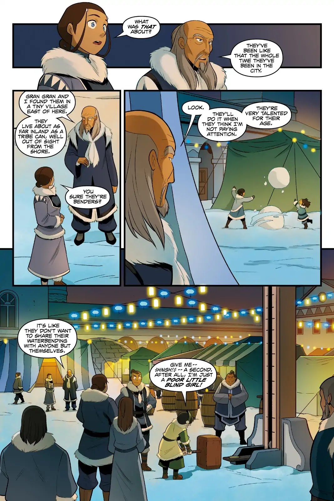 Avatar: The Last Airbender - North and South Chapter 0.5 page 21 - North and South - Part Two