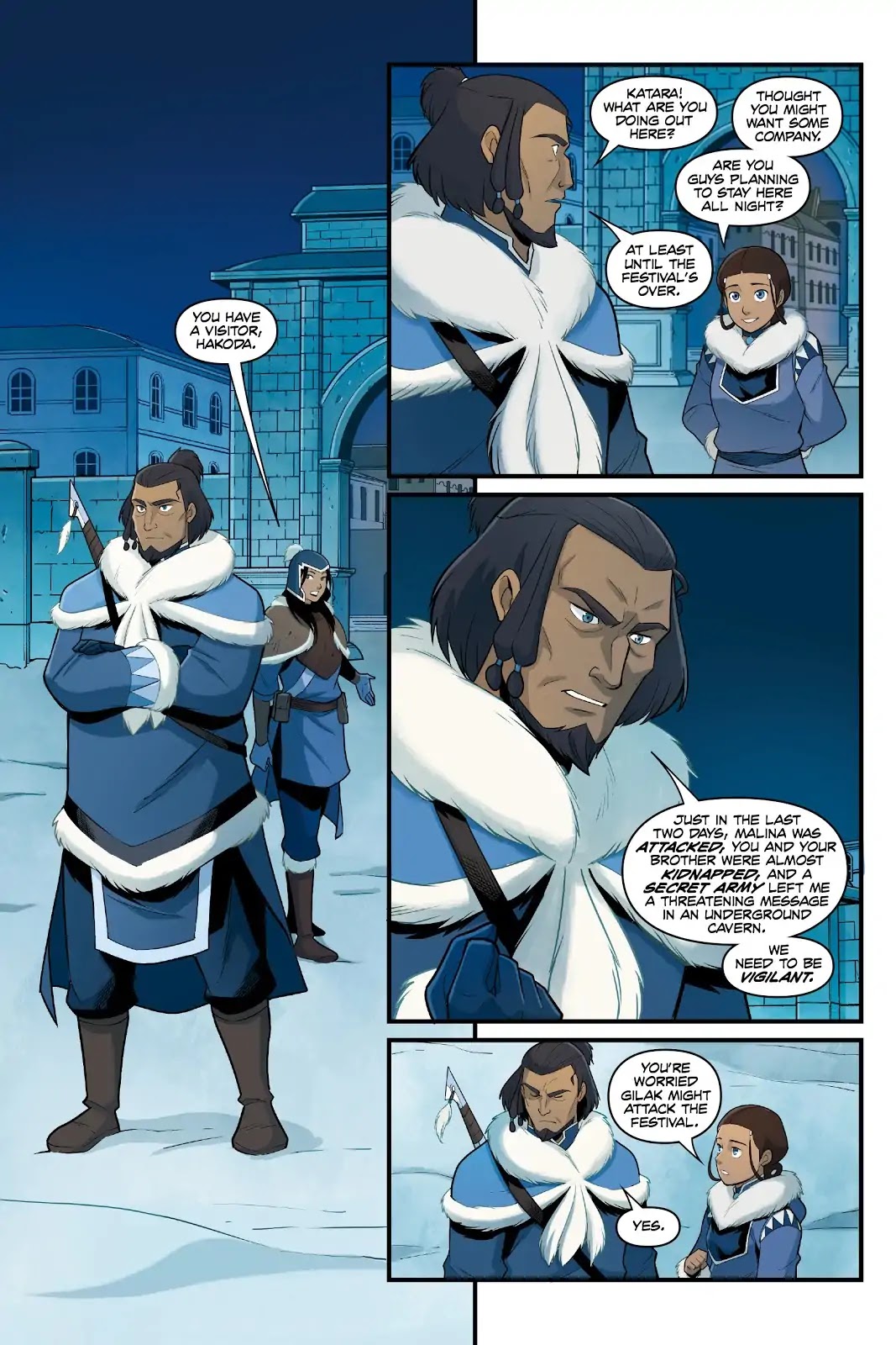 Avatar: The Last Airbender - North and South Chapter 0.5 page 24 - North and South - Part Two