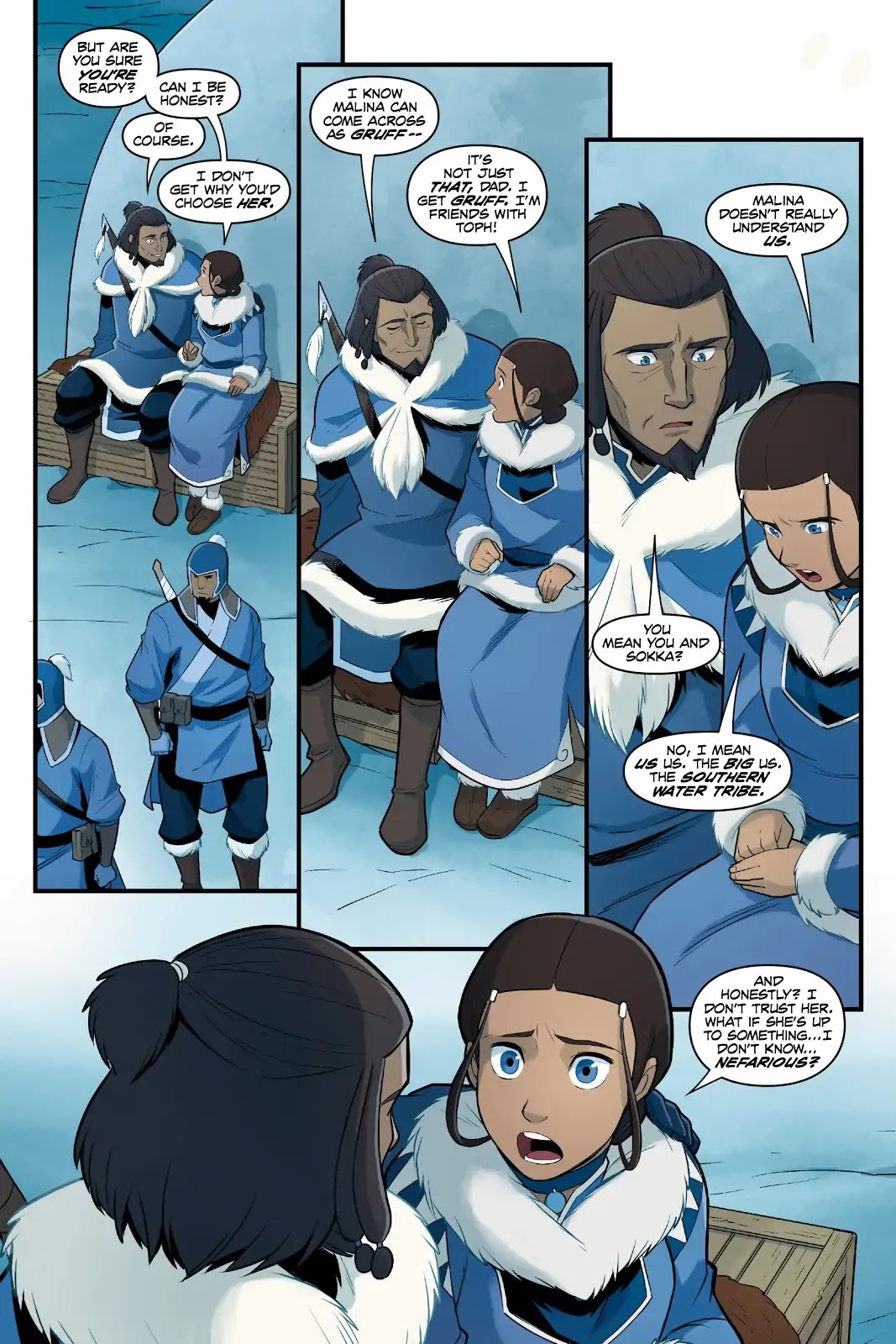 Avatar: The Last Airbender - North and South Chapter 0.5 page 26 - North and South - Part Two