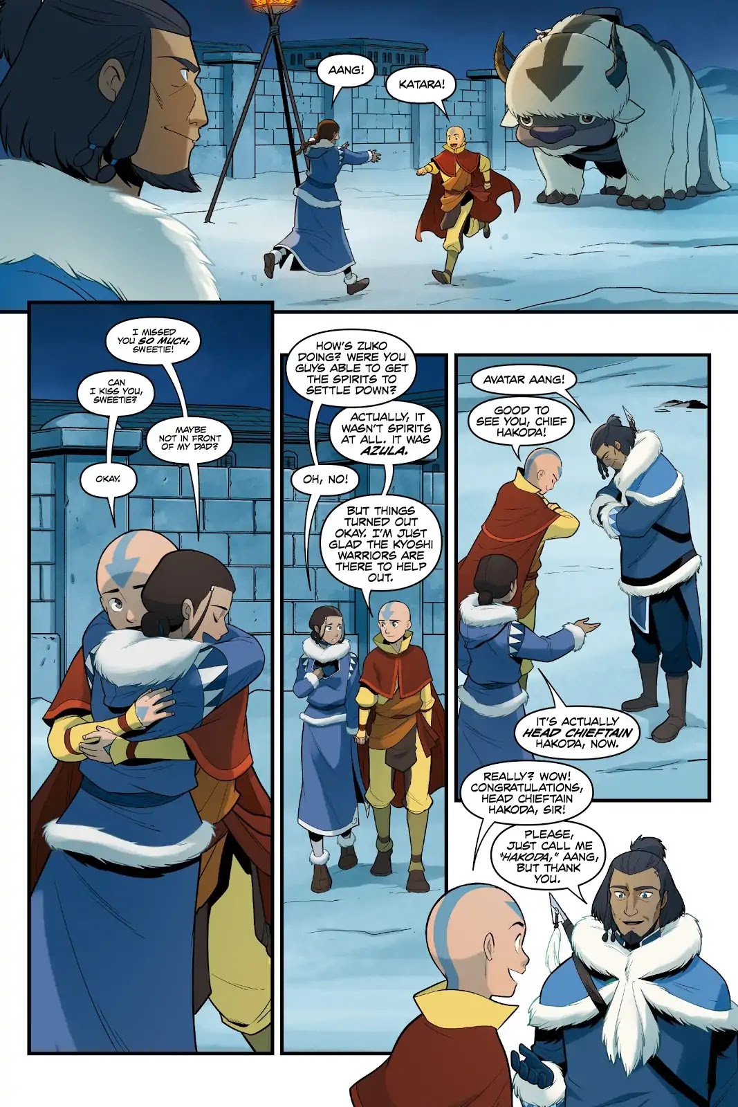 Avatar: The Last Airbender - North and South Chapter 0.5 page 29 - North and South - Part Two