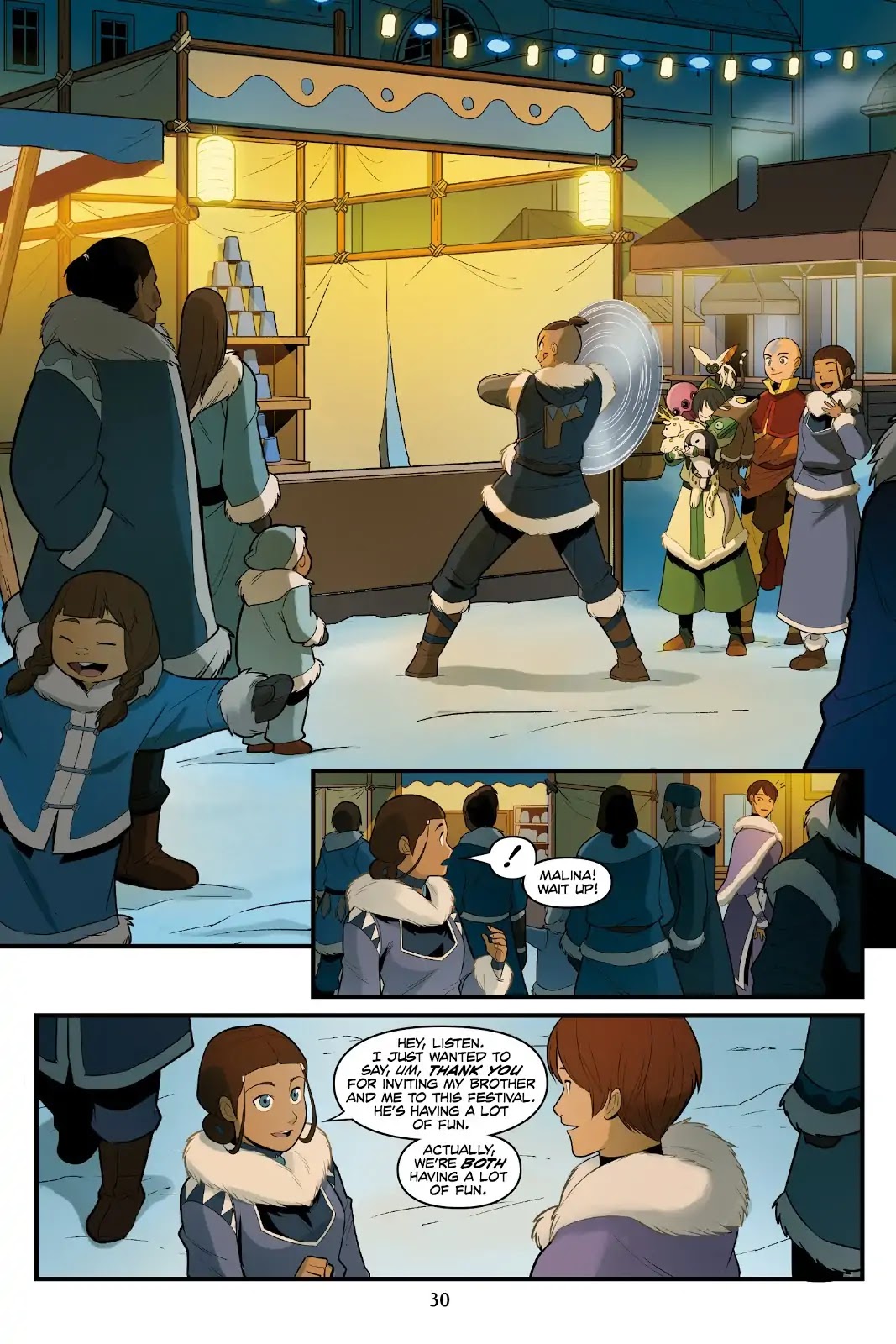 Avatar: The Last Airbender - North and South Chapter 0.5 page 31 - North and South - Part Two