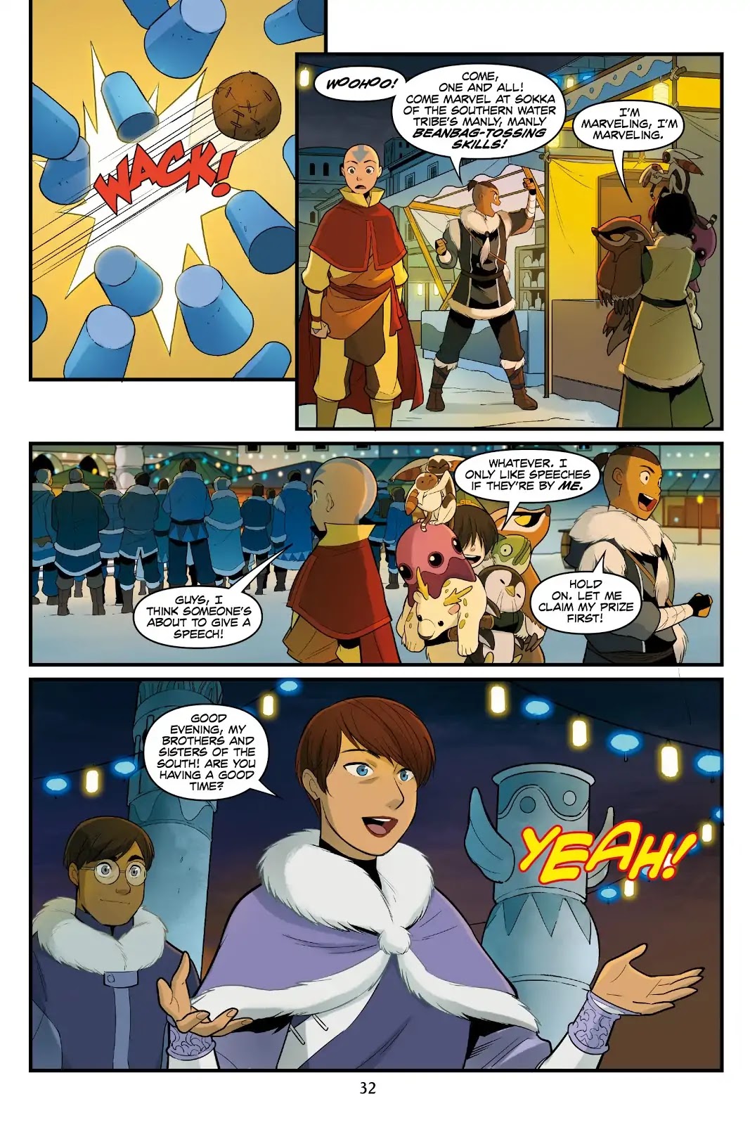 Avatar: The Last Airbender - North and South Chapter 0.5 page 33 - North and South - Part Two