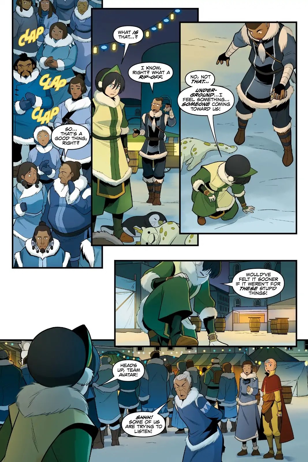 Avatar: The Last Airbender - North and South Chapter 0.5 page 35 - North and South - Part Two