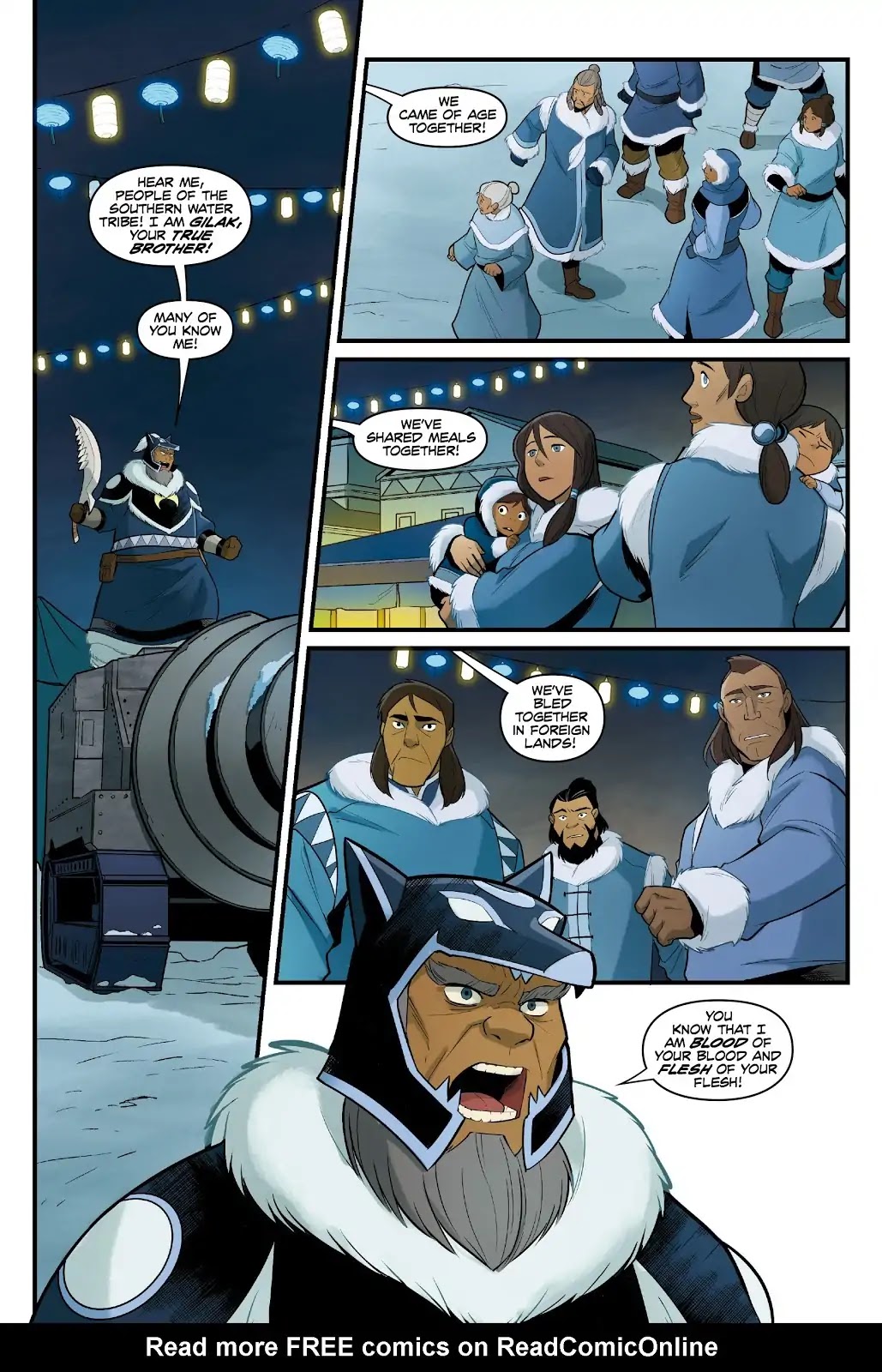 Avatar: The Last Airbender - North and South Chapter 0.5 page 38 - North and South - Part Two