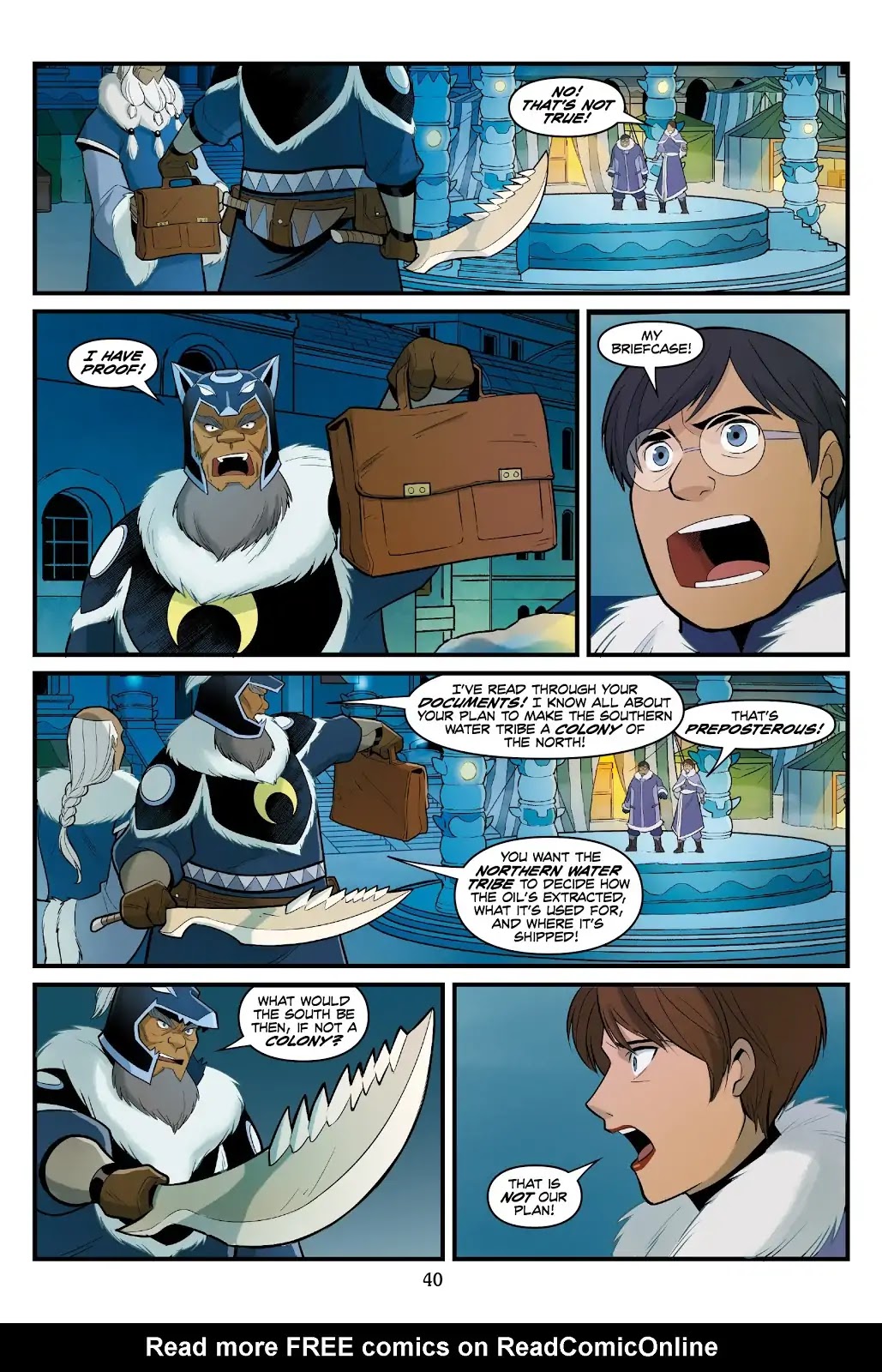 Avatar: The Last Airbender - North and South Chapter 0.5 page 40 - North and South - Part Two