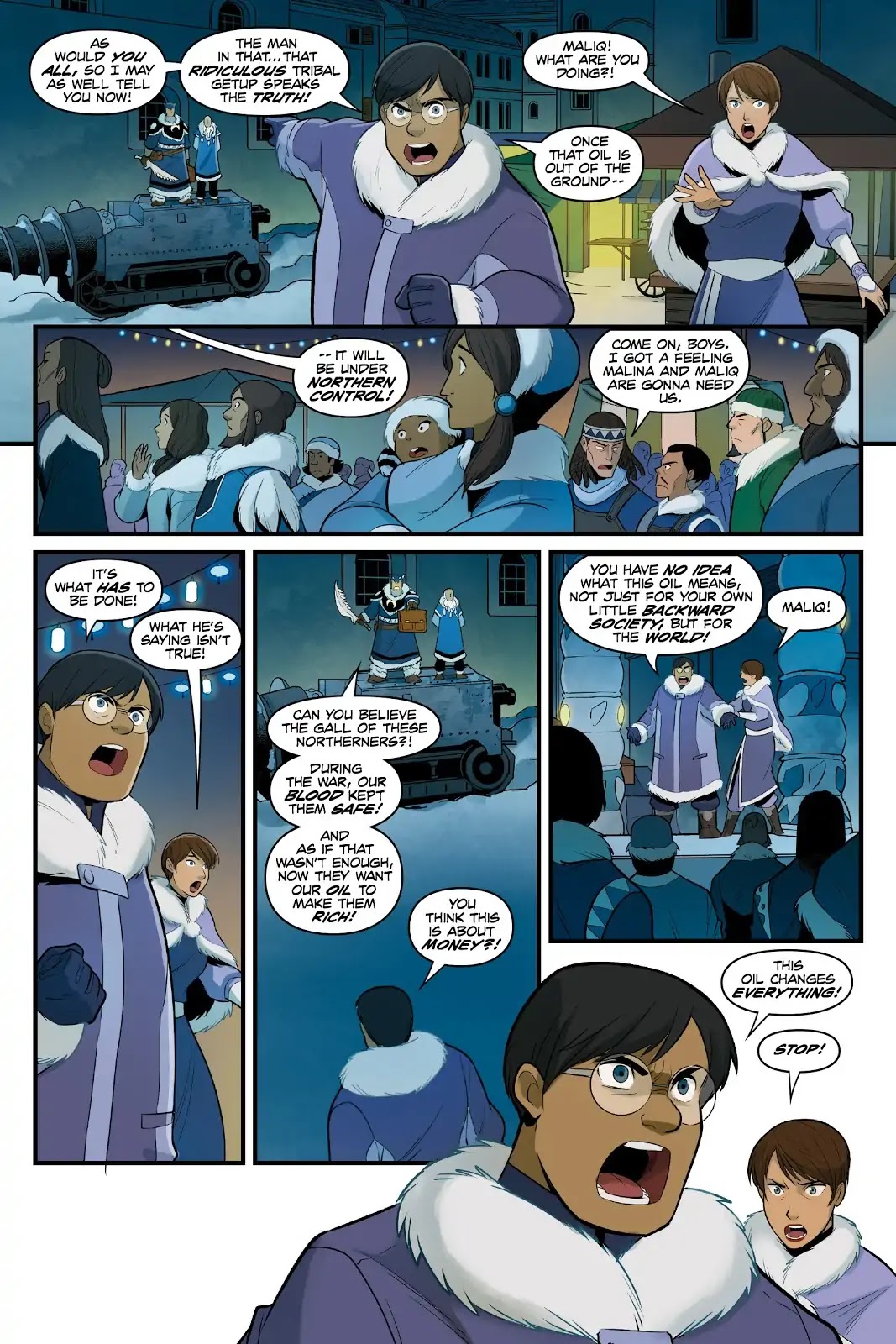 Avatar: The Last Airbender - North and South Chapter 0.5 page 42 - North and South - Part Two