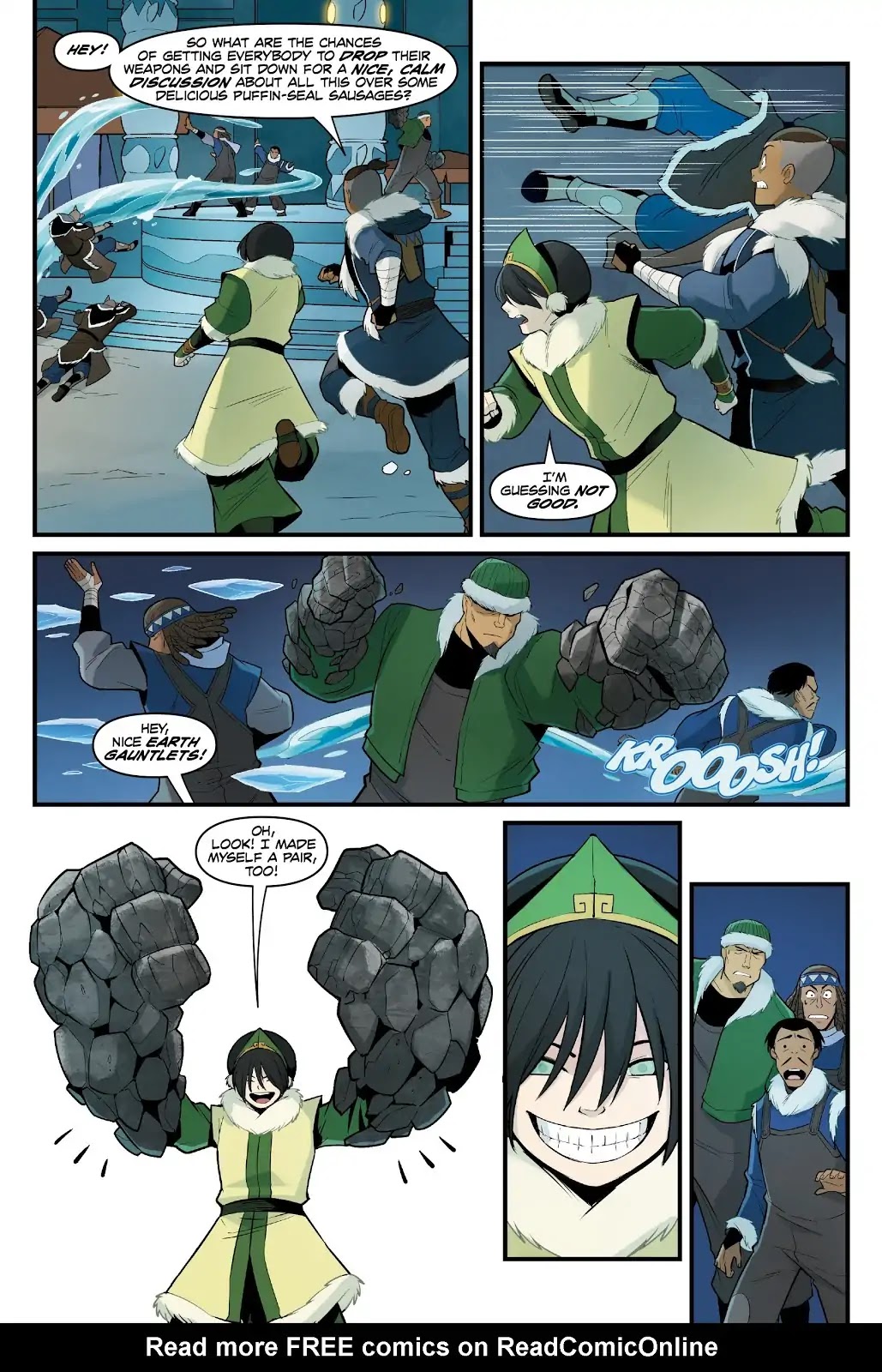 Avatar: The Last Airbender - North and South Chapter 0.5 page 54 - North and South - Part Two