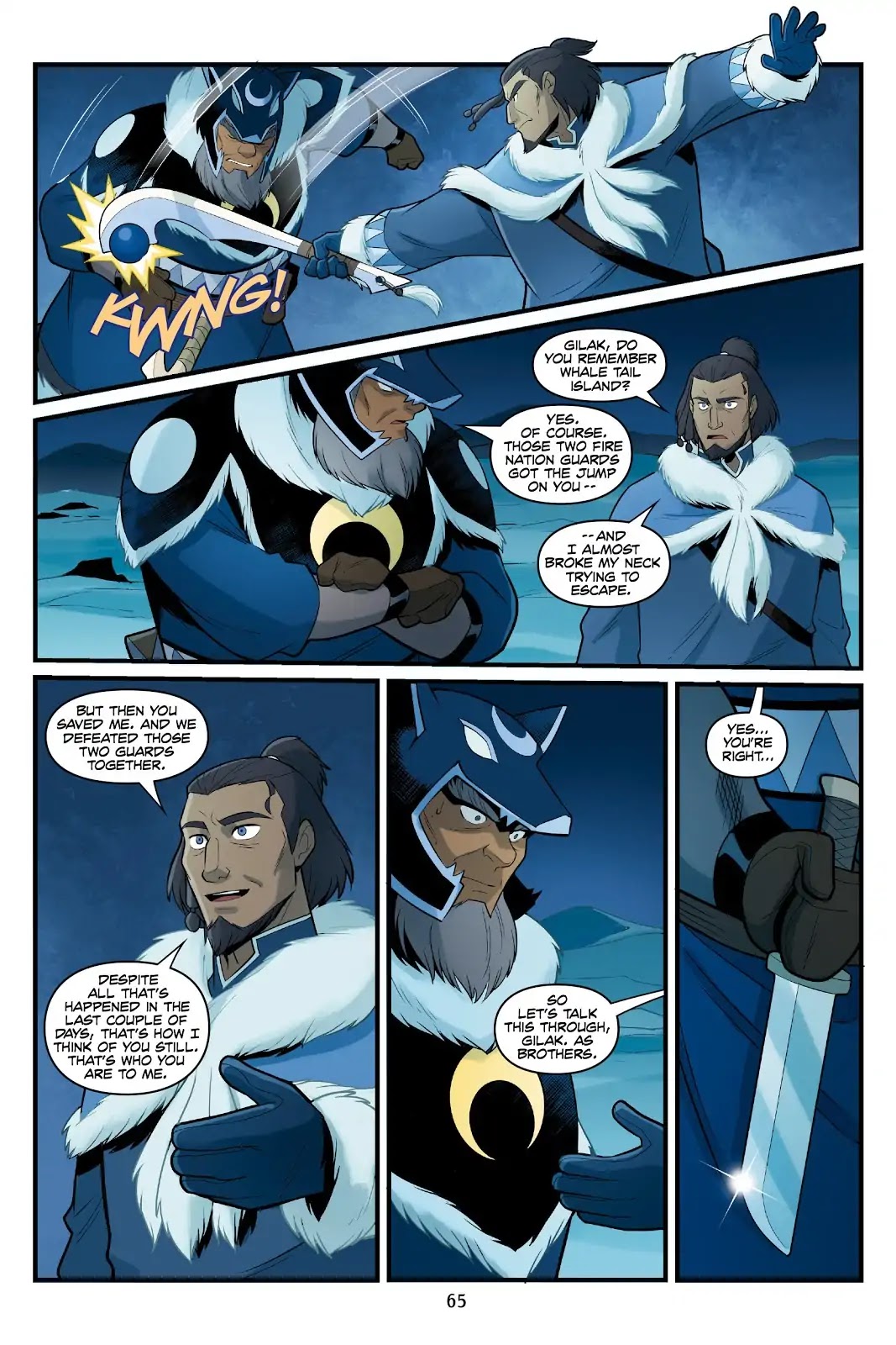 Avatar: The Last Airbender - North and South Chapter 0.5 page 65 - North and South - Part Two