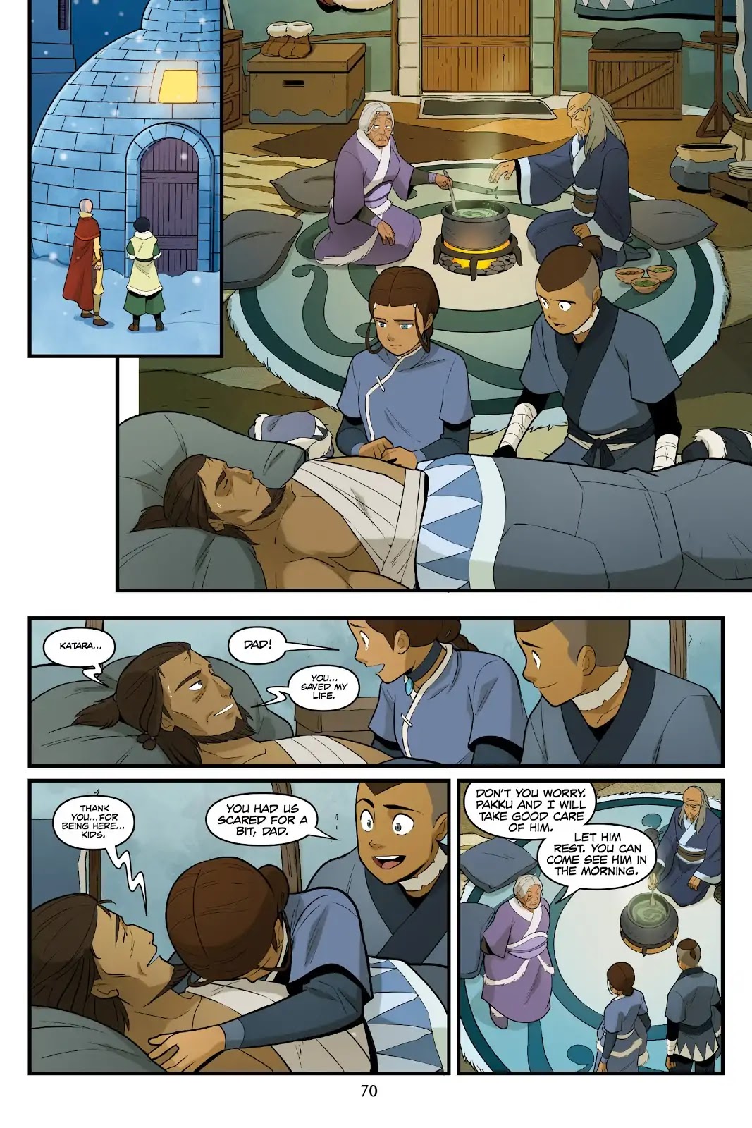 Avatar: The Last Airbender - North and South Chapter 0.5 page 70 - North and South - Part Two