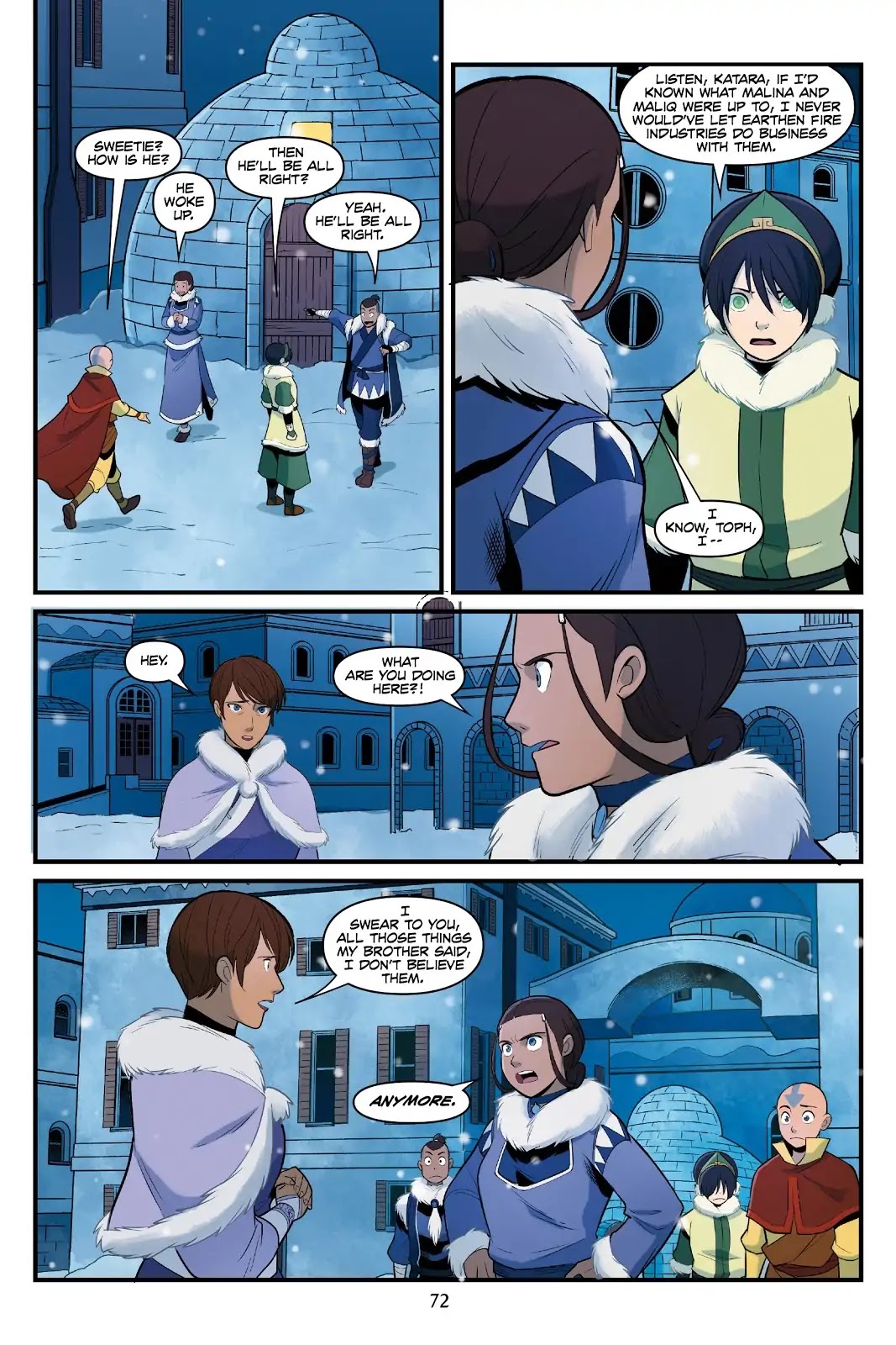 Avatar: The Last Airbender - North and South Chapter 0.5 page 72 - North and South - Part Two