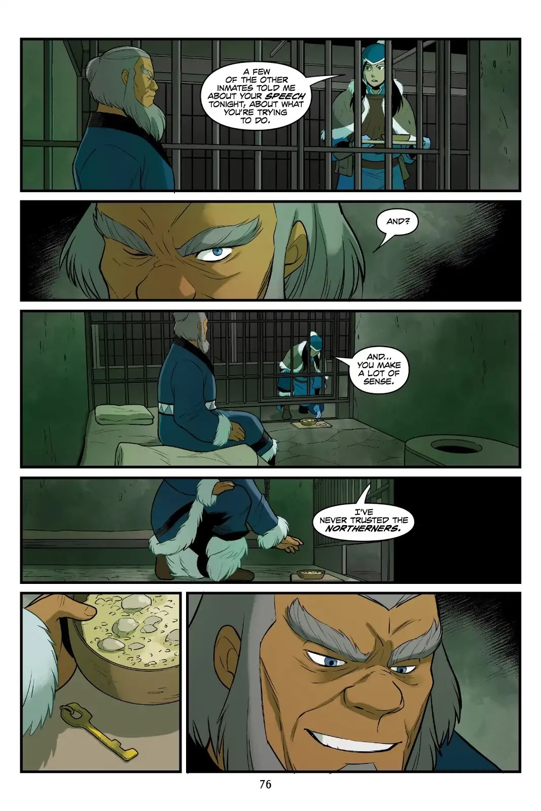 Avatar: The Last Airbender - North and South Chapter 0.5 page 76 - North and South - Part Two