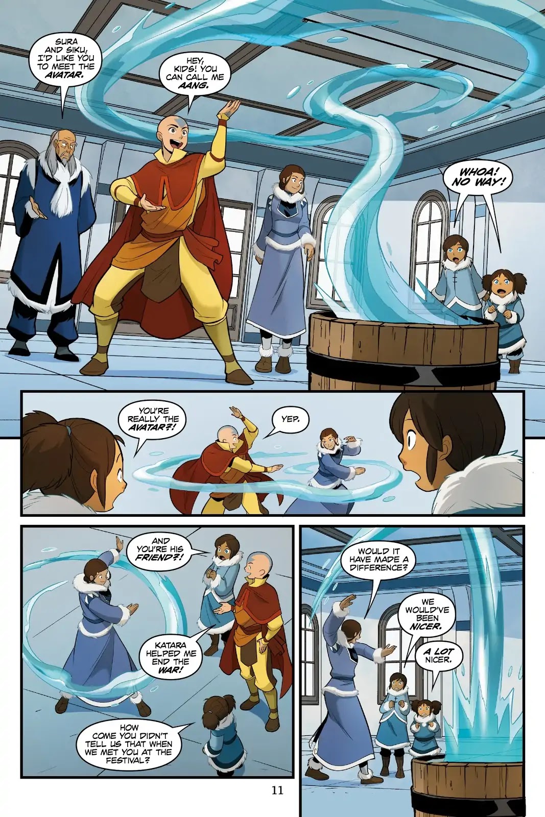Avatar: The Last Airbender - North and South Chapter 0.6 page 12 - North and South - Part Three