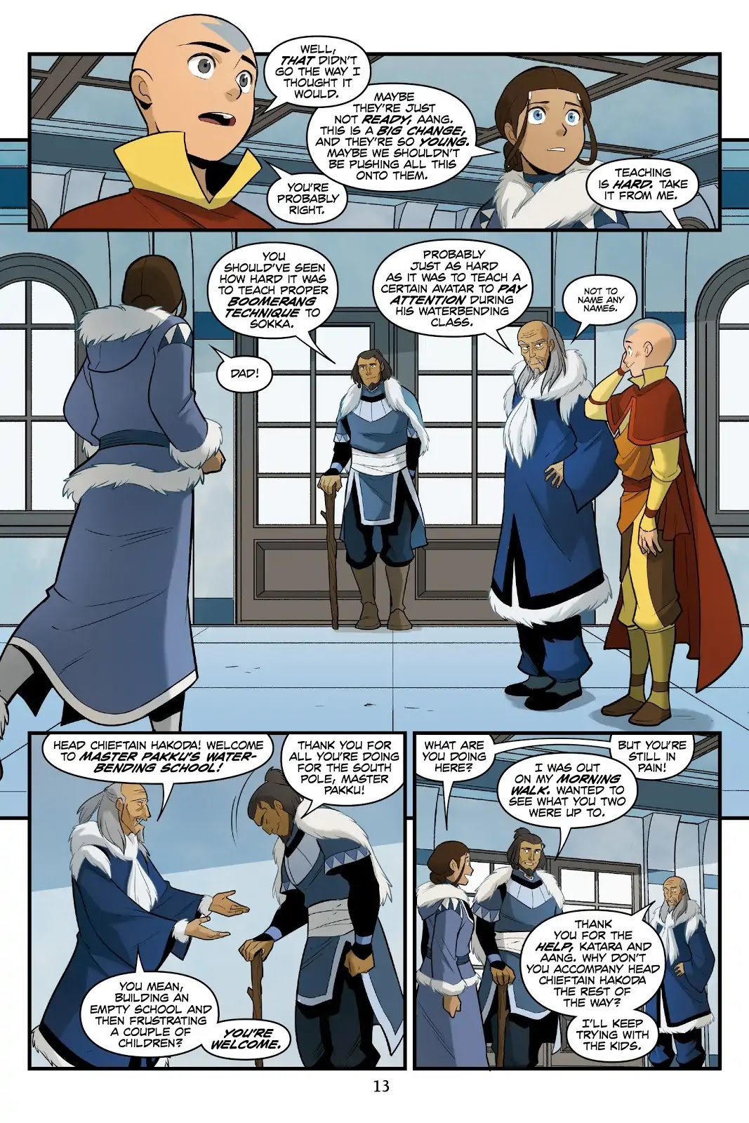 Avatar: The Last Airbender - North and South Chapter 0.6 page 14 - North and South - Part Three