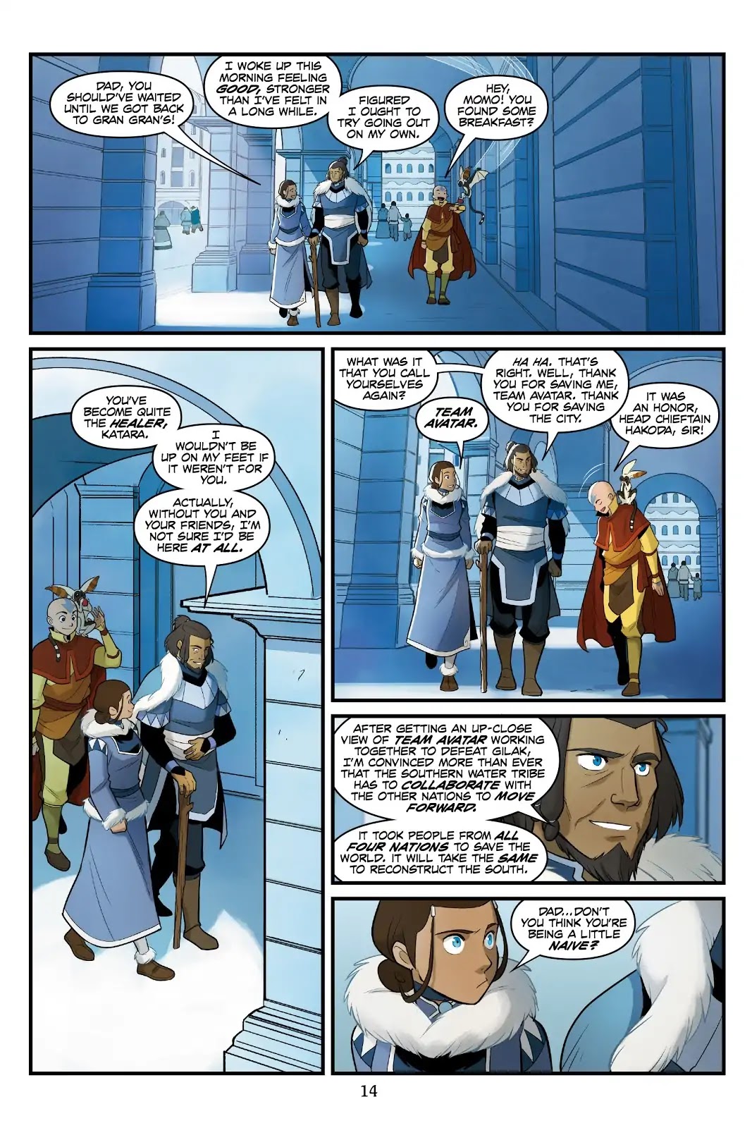 Avatar: The Last Airbender - North and South Chapter 0.6 page 15 - North and South - Part Three