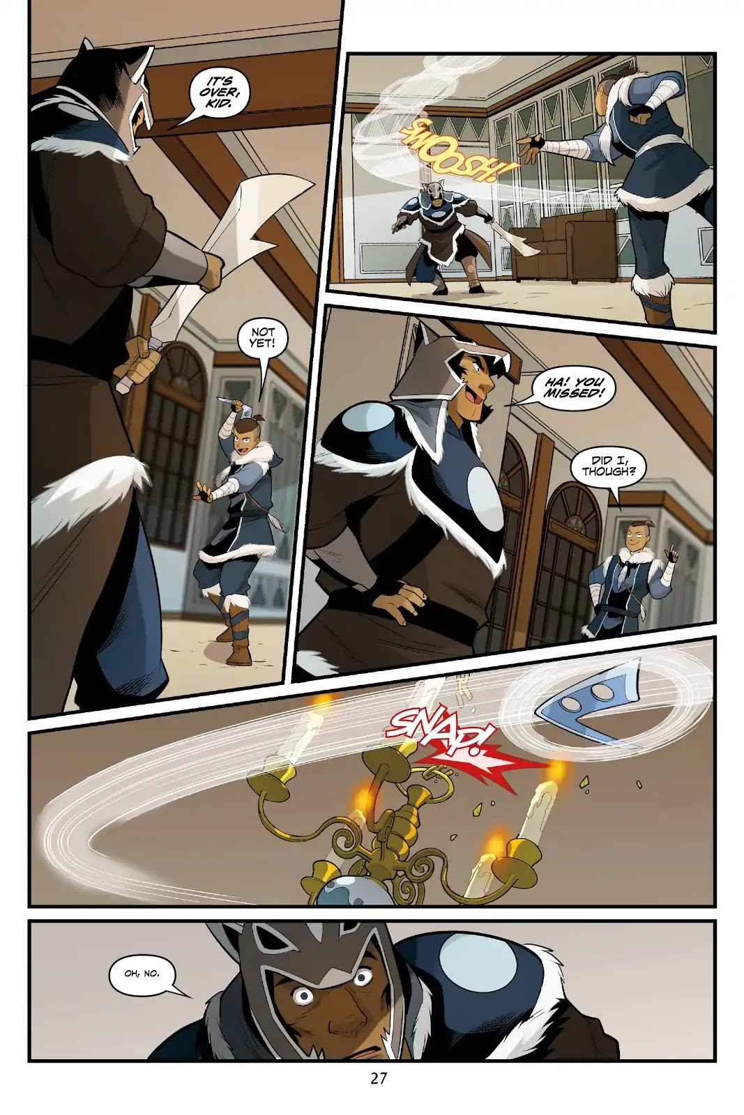 Avatar: The Last Airbender - North and South Chapter 0.6 page 28 - North and South - Part Three