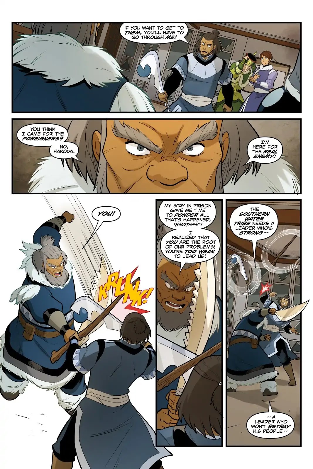 Avatar: The Last Airbender - North and South Chapter 0.6 page 32 - North and South - Part Three