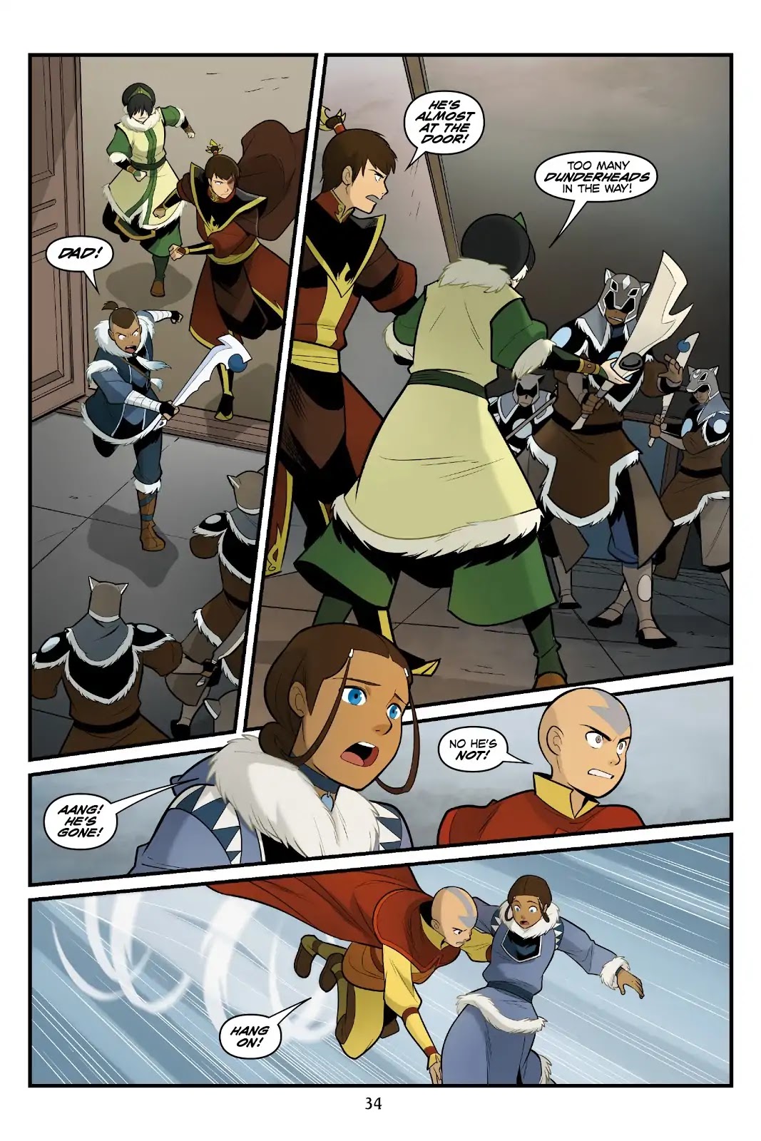 Avatar: The Last Airbender - North and South Chapter 0.6 page 35 - North and South - Part Three