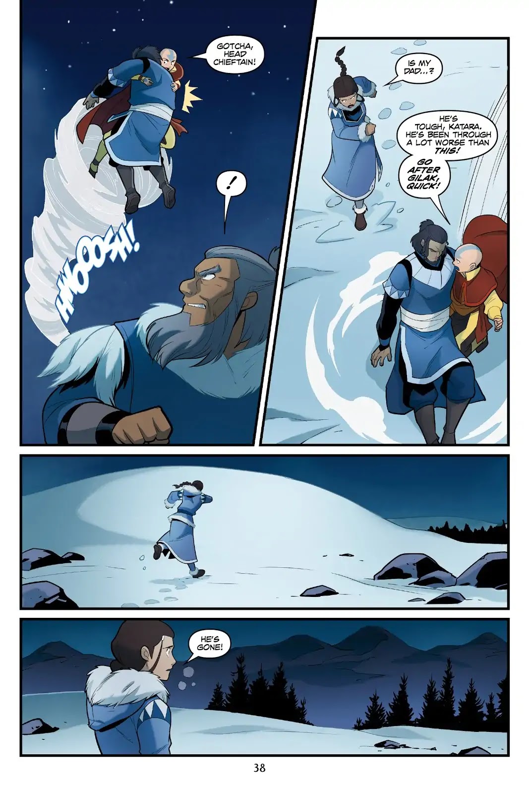 Avatar: The Last Airbender - North and South Chapter 0.6 page 38 - North and South - Part Three