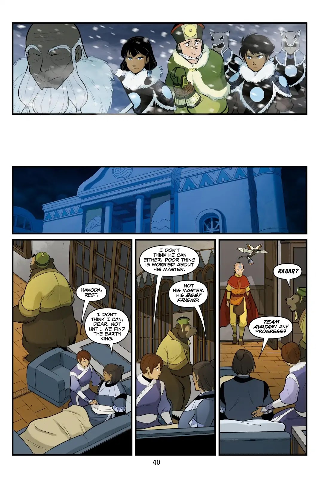Avatar: The Last Airbender - North and South Chapter 0.6 page 40 - North and South - Part Three